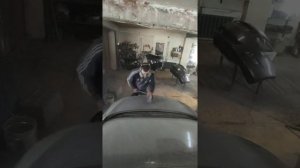 подготовка к покраске авто. затирка грунта