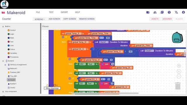 First time | Background Countdown system in Makeroid | Free AIA | #Part-3 ??? смотреть онлайн