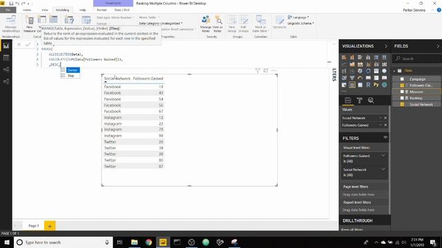 Ranking by Multiple Columns (Guest Post by BI Elite) смотреть онлайн