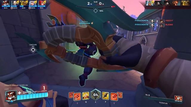 ТИГРА ХОЧЕТ ПРЫГАТЬ УПОРОТЫЙ БИЛД - Paladins Tiberius смотреть онлайн