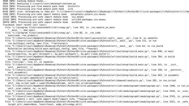 Recursion Error: trying to create standalone executable with openpyxl from python file смотреть онлайн