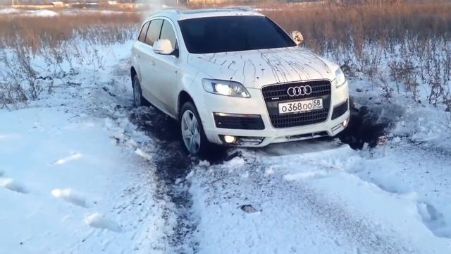 Audi Q7 Off road Test Deep Snow Fails and Wins 2016 Compilation смотреть онлайн
