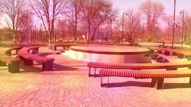 Новый парк в п. Матвеев Курган смотреть онлайн