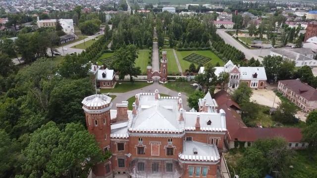 Дворец Ольденбургских в Рамони, Воронеж, трасса М4 Дон. | The Oldenburg palace in Russia, Voronezh смотреть онлайн