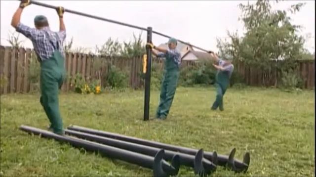 Винтовая свая - монтаж смотреть онлайн