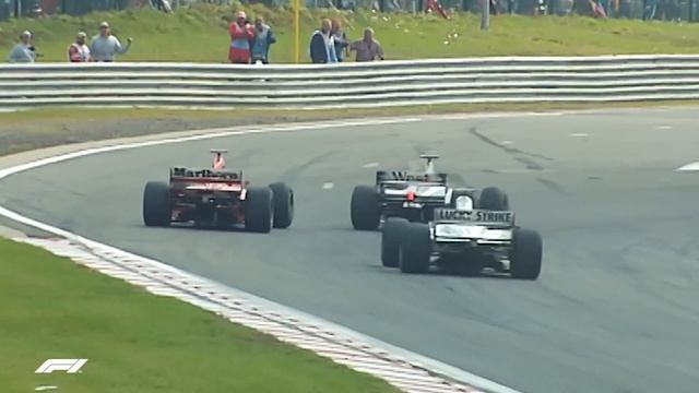 Hakkinen Surprises Schumacher With Double Overtake! | All The Angles | 2000 Belgian Grand Prix