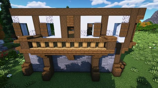 Minecraft: How to Build a Medieval Cabin House (Tutorial) смотреть онлайн