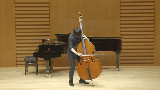 bach cello suite no.2 gigue for doublebass 유시헌(Si Heon Ryu) смотреть онлайн