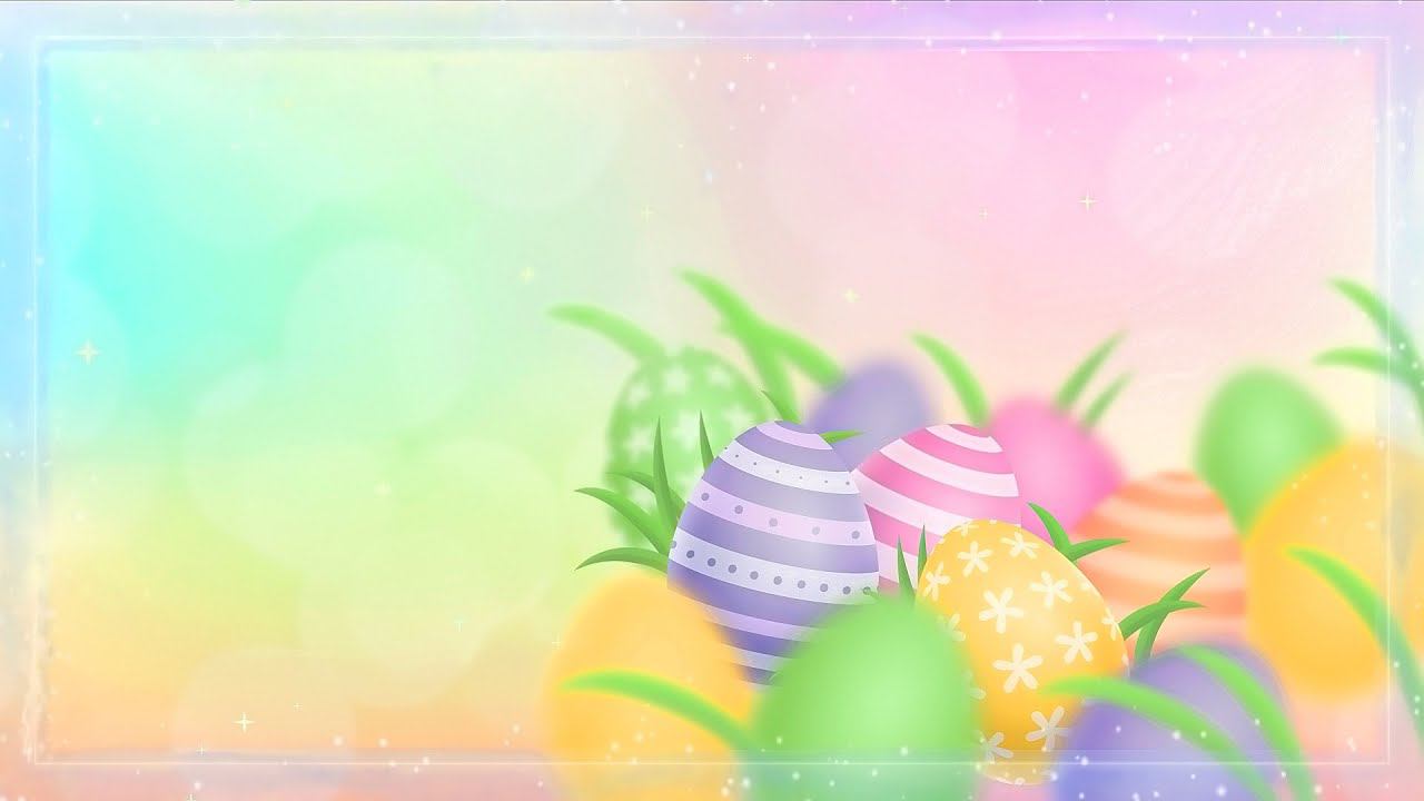 Анимированный фон заставка для поздравления с пасхой. Видео открытки. смотреть онлайн
