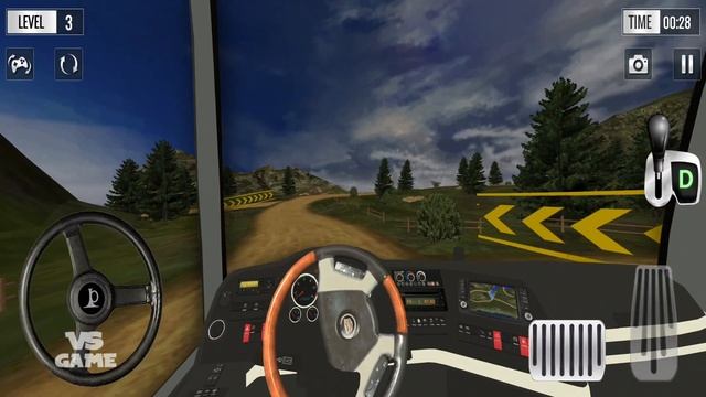 Off Road Bus Driving Passengers - City Coach Bus Simulator Games смотреть онлайн