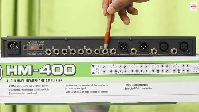 Mackie HM 400 4-Channel headphone amplifier Unboxing Review Usage | Malayalam | смотреть онлайн