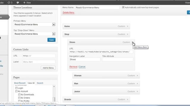 WordPress ecommerce theme setup смотреть онлайн