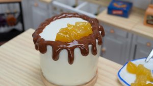 Мини Манго Торт! | Крошечный Торт | Готовка на Мини Кухне