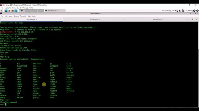 Enumeration of FTP service смотреть онлайн