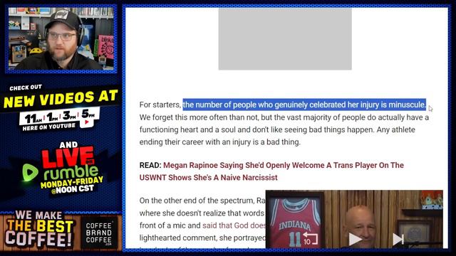 Megan Rapinoe BLASTS Christians In UNHINGED Meltdown & Desperate Attempt To Stay Relevant смотреть онлайн