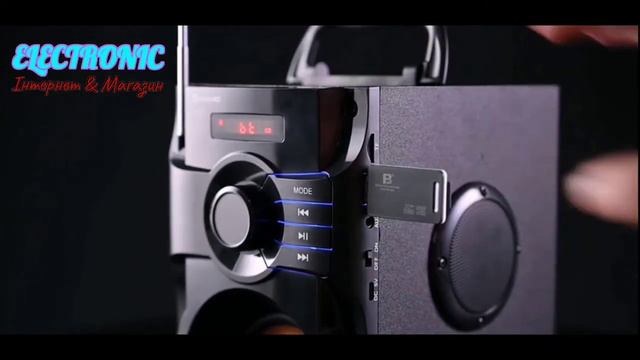 BLUETOOTH-КОЛОНКА ПОРТАТИВНА З ПІДТРИМКОЮ FM-РАДІО, TF, AUX, USB смотреть онлайн