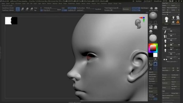 Overwatch Style Character - Making the Hair