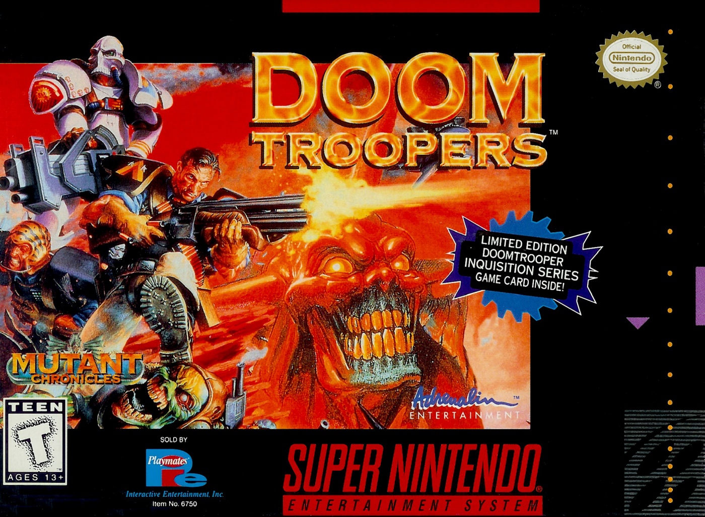 Super Nintendo (Snes) 16-bit Doom Troopers - Mutant Chronicles Полное Прохождение