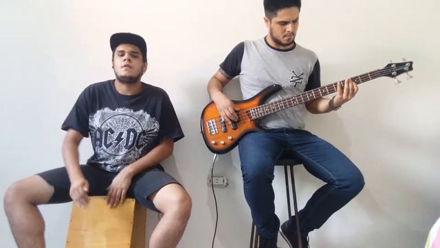 Sultans Of Swing - Dire Straits ( Bass + Cajon Cover) смотреть онлайн