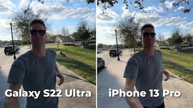Galaxy S22 Ultra vs iPhone 13 Pro: Camera Comparison Test! смотреть онлайн