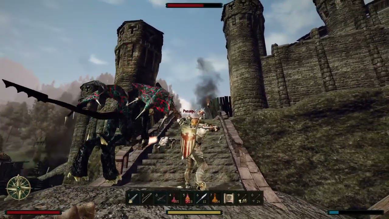 69. Мясорубка. Последнее путешествие с Ксардасом. Финал. Gothic 3. Union+ смотреть онлайн