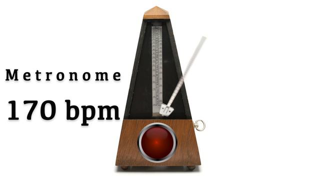 Metronome 170 bpm 🎼 смотреть онлайн