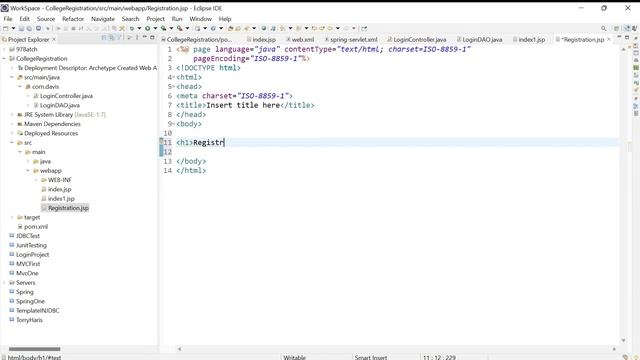 Spring MVC with JDBC and MySQL complete Project in 1 hour. смотреть онлайн