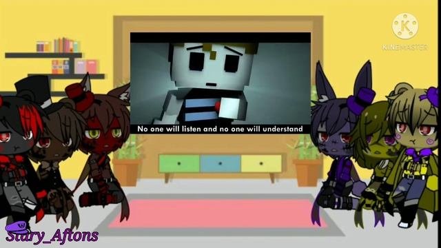 FNaF 4 reacts to "I got no time " смотреть онлайн
