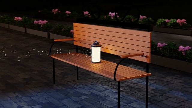 Фонарь и мотыльки. Анимация в программе Blender смотреть онлайн