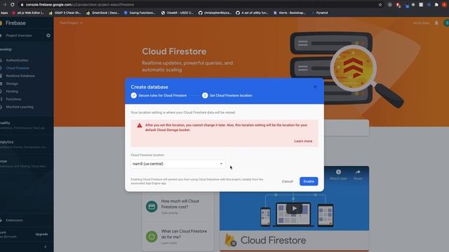 Setting up a new project in Firebase смотреть онлайн