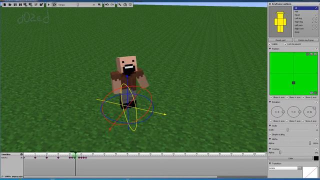 Mine-Imator Туториал #1 - Ходьба смотреть онлайн