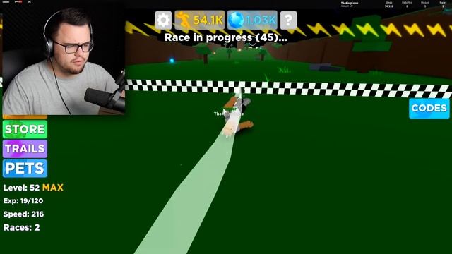 RUNNING FASTER THAN SONIC IN ROBLOX | Roblox Speed Simulator смотреть онлайн