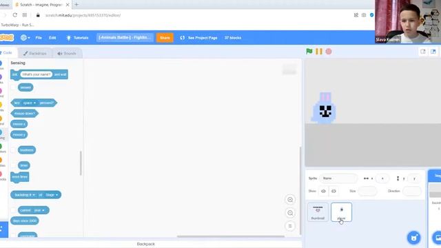 Программируем игру про животных ▶ Scratch смотреть онлайн