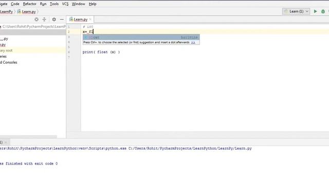 7.Python - Type Casting смотреть онлайн
