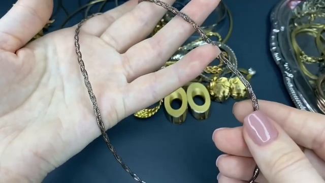 1.Распаковка винтажной бижутерии eBay. Цепочки. Серебро смотреть онлайн