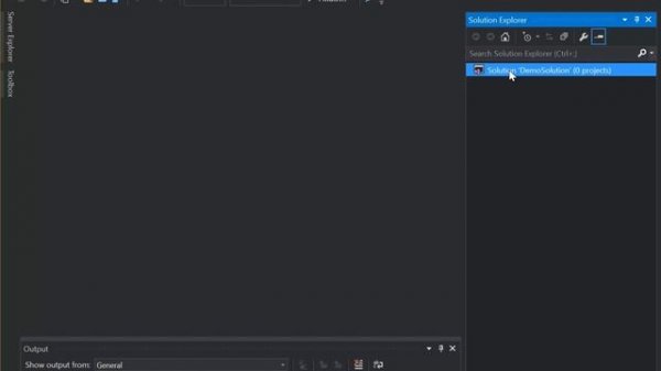 Visual Studio Blank Solution