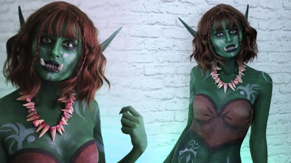 Ork World of Warcraft - Body-Art - Cosplay