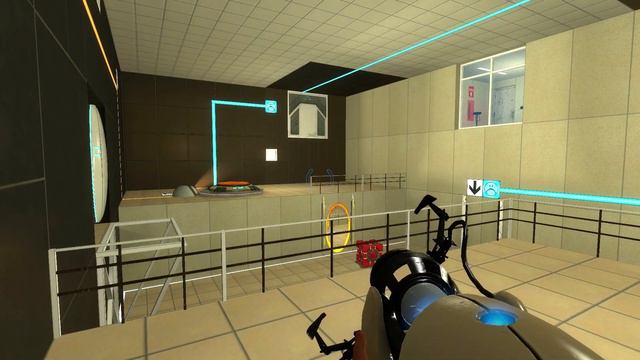 Blue Portals (прохождение) #2 - Полёты [Portal Mod] смотреть онлайн