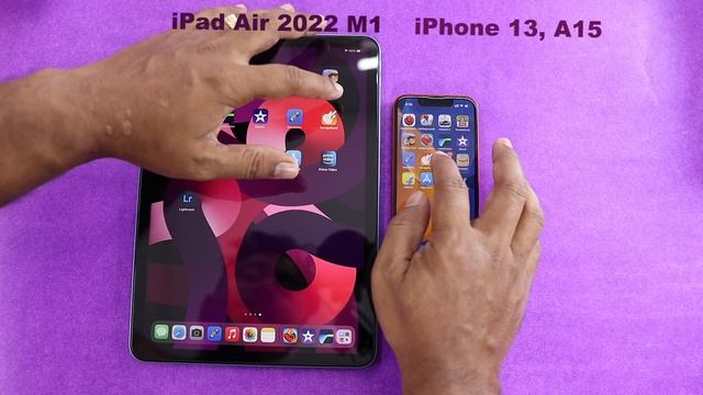 iPhone 13 vs iPad Air 5 M1 Speed Test || M1 Vs A15 BGMI, PUBG, Video Editing Test (Hindi) смотреть онлайн