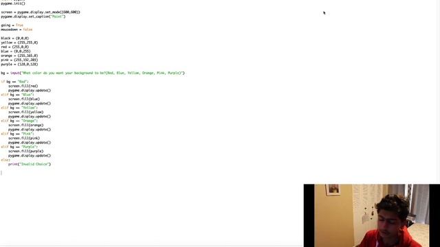 Making an interactive drawing app in Python! смотреть онлайн