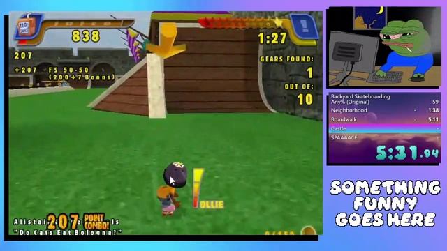 Backyard Skateboarding Any% Speedrun in 10:46 (Original/Hacked Save) смотреть онлайн
