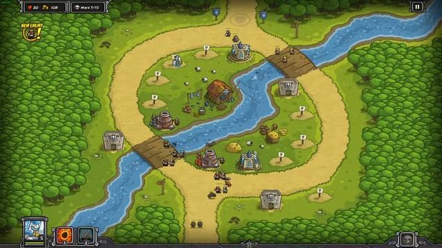 Kingdom Rush - TWIN RIVERS - Campaign (VETERAN) смотреть онлайн