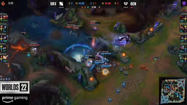 GEN vs. DRX GAME 2 HIGHLIGHTS| SEMIFINALS WORLDS LEAGUE OF LEGENDS 2022 смотреть онлайн