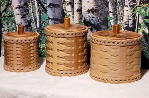 Сложносоставной туес из бересты, подробный гайд.