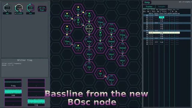 BOsc Oscillator Node Demo - HexoSynth Modular Synthesizer Dev VLOG 2021-07-25 смотреть онлайн