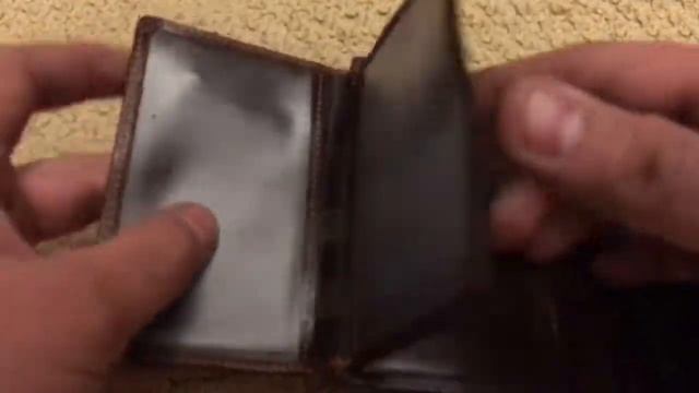Мужской кожаный кошелёк из Алиэкспресс смотреть онлайн
