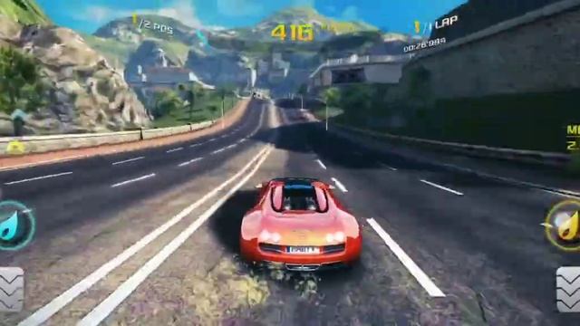 Asphalt 8 Airborne. Bugatti Grand Sport VS Ferrari FXX Evoluzione. 1 VS 1 Race смотреть онлайн
