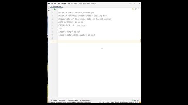 Python XXIII - Well-Known Datasets 2 - Breast Cancer смотреть онлайн