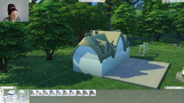 Рождественский парк с катком. Часть 1. | NoCC | Sims 4| Симс 4