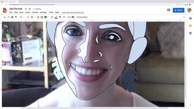 How to Create a Google Draw Self Portraits (For Beginners) смотреть онлайн